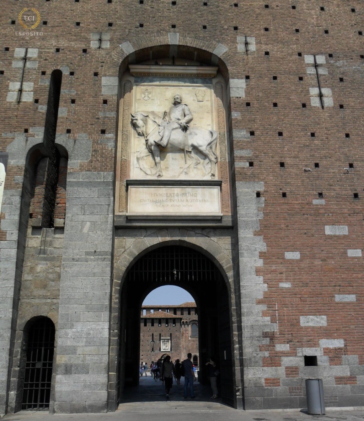 Castello Sforzesco - Rei Umberto (Milão - Itália)