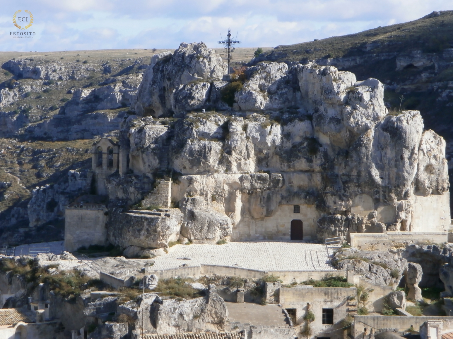 Matera: Igreja rupestre Madonna de Idris e San Giovanni in Monterrone.