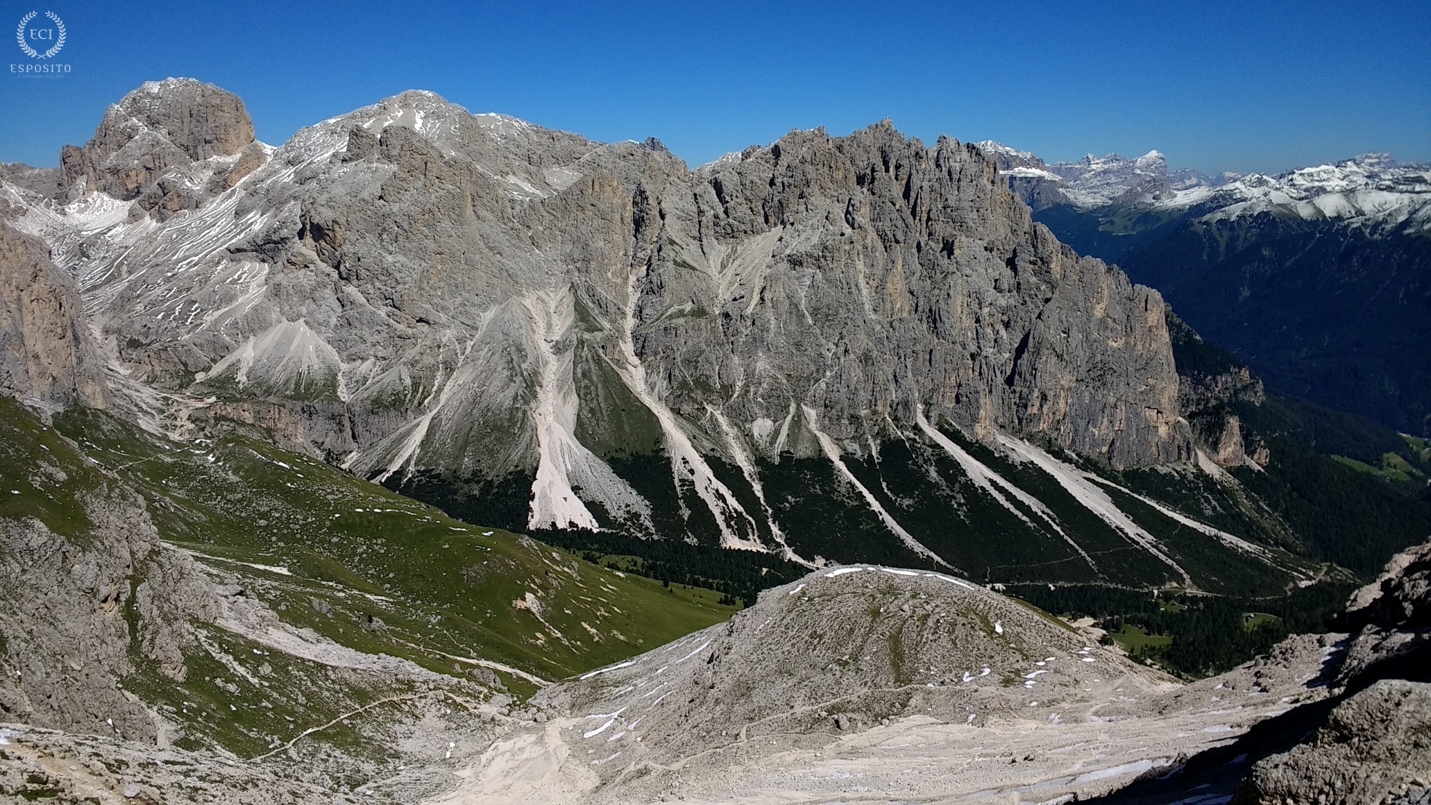 Dolomitas Trentinas - Rosengarten - Vegetação (Bolzano - Itália)