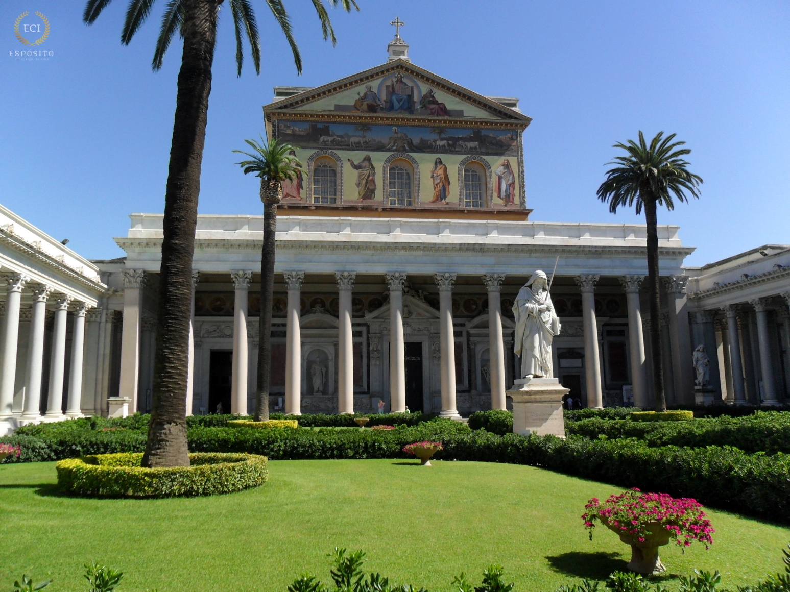 Basílica de São Paulo - Jardim (Roma - Itália)