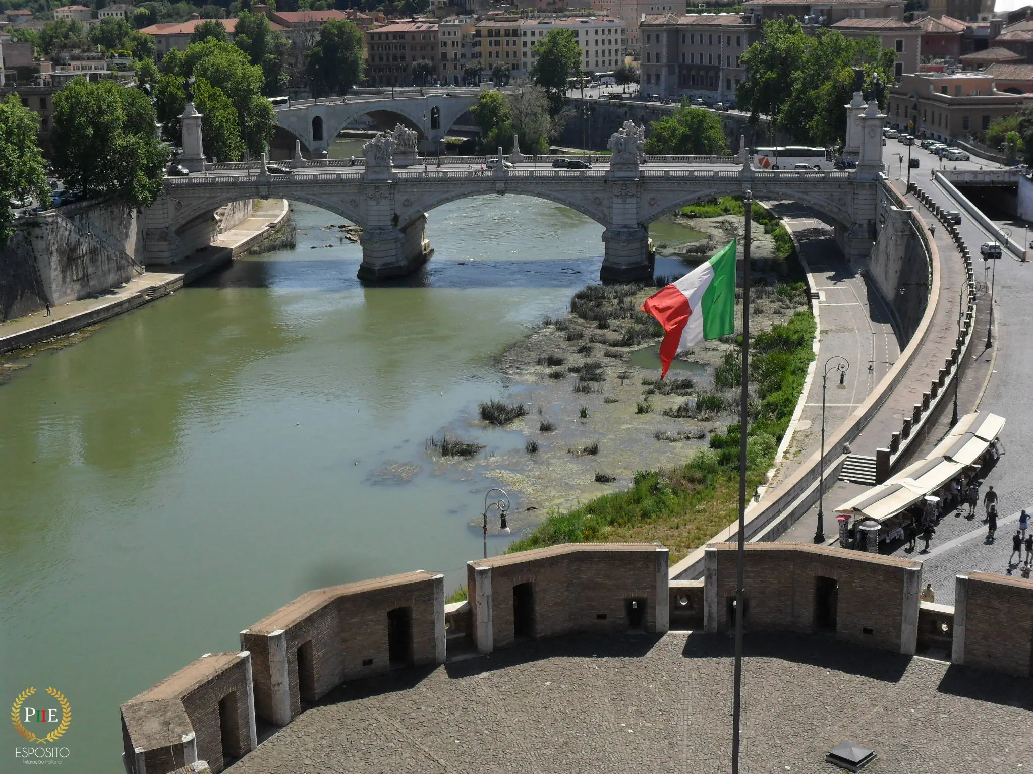 Castelo Sant Angelo - Baluarte (Roma - Itália)