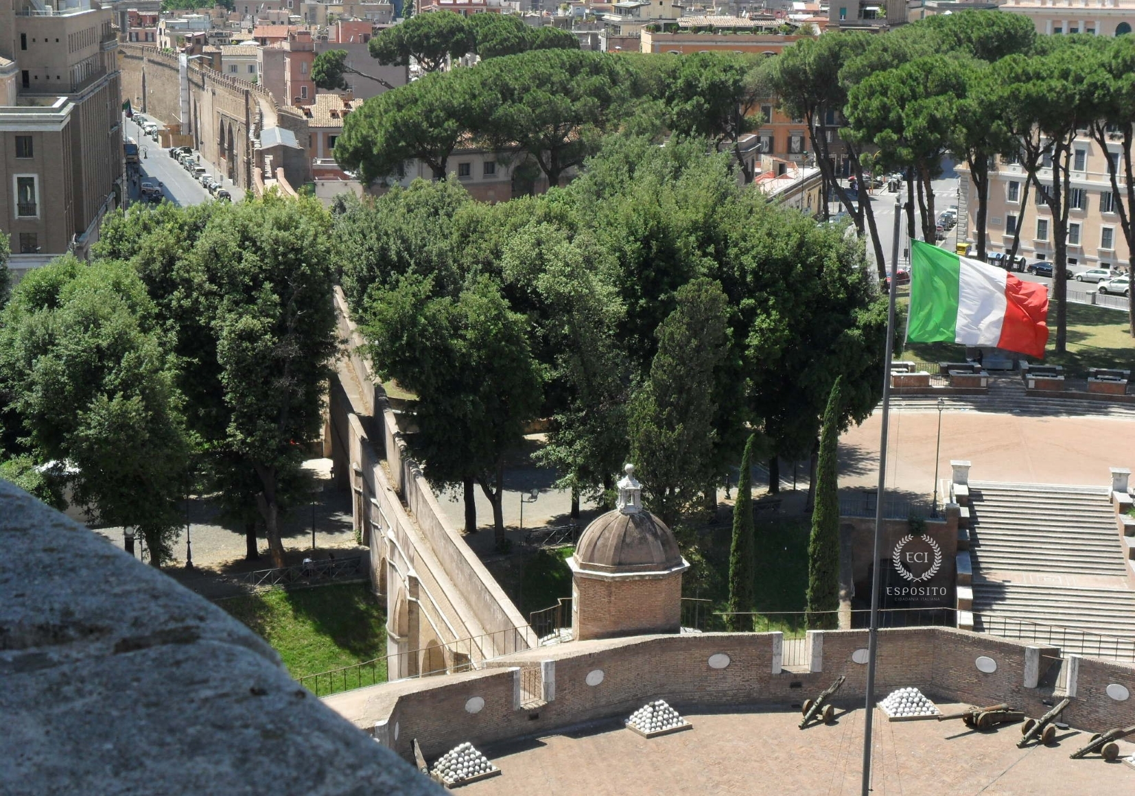 Castelo Sant Angelo - Passetto di Borgo (Roma - Itália)