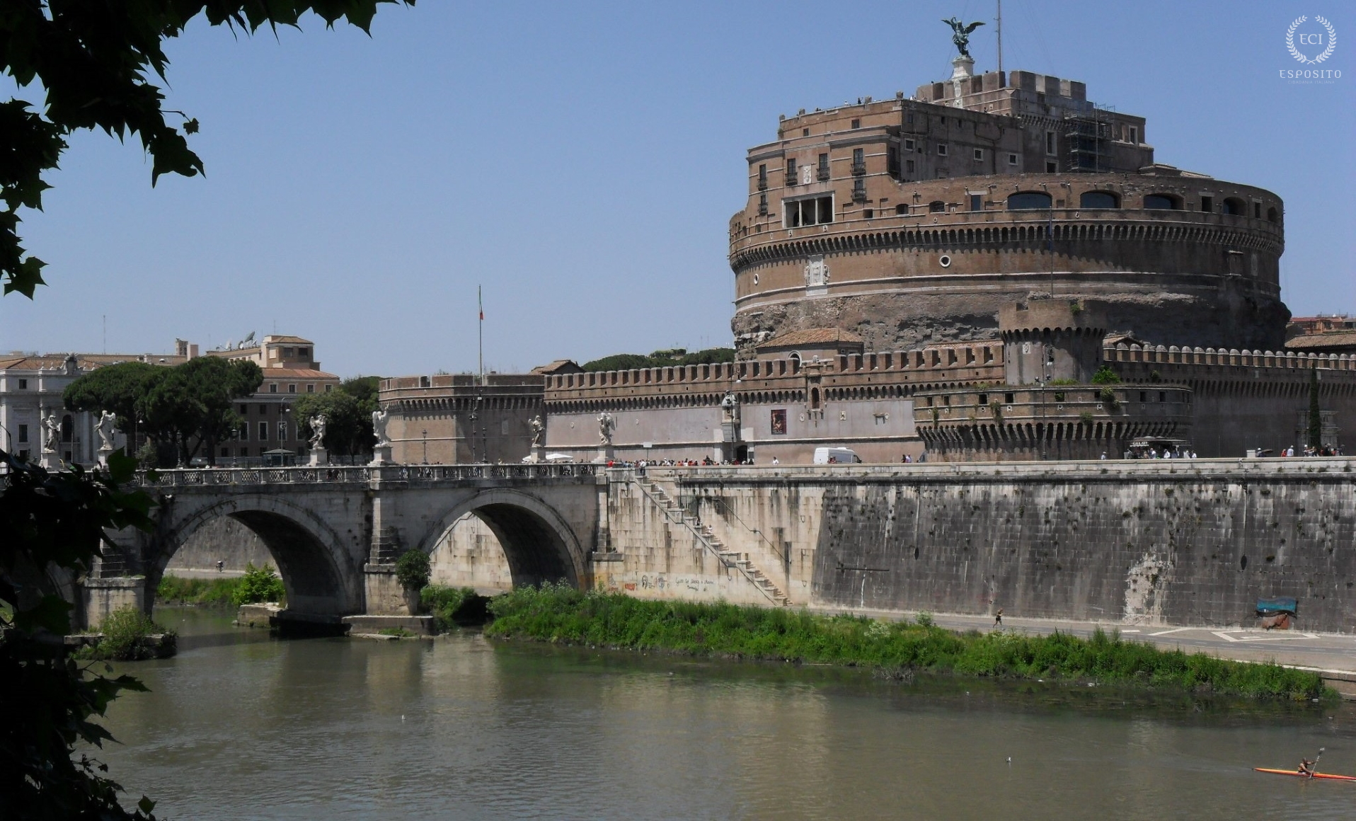 Castelo Sant Angelo - Tevere (Roma - Itália)