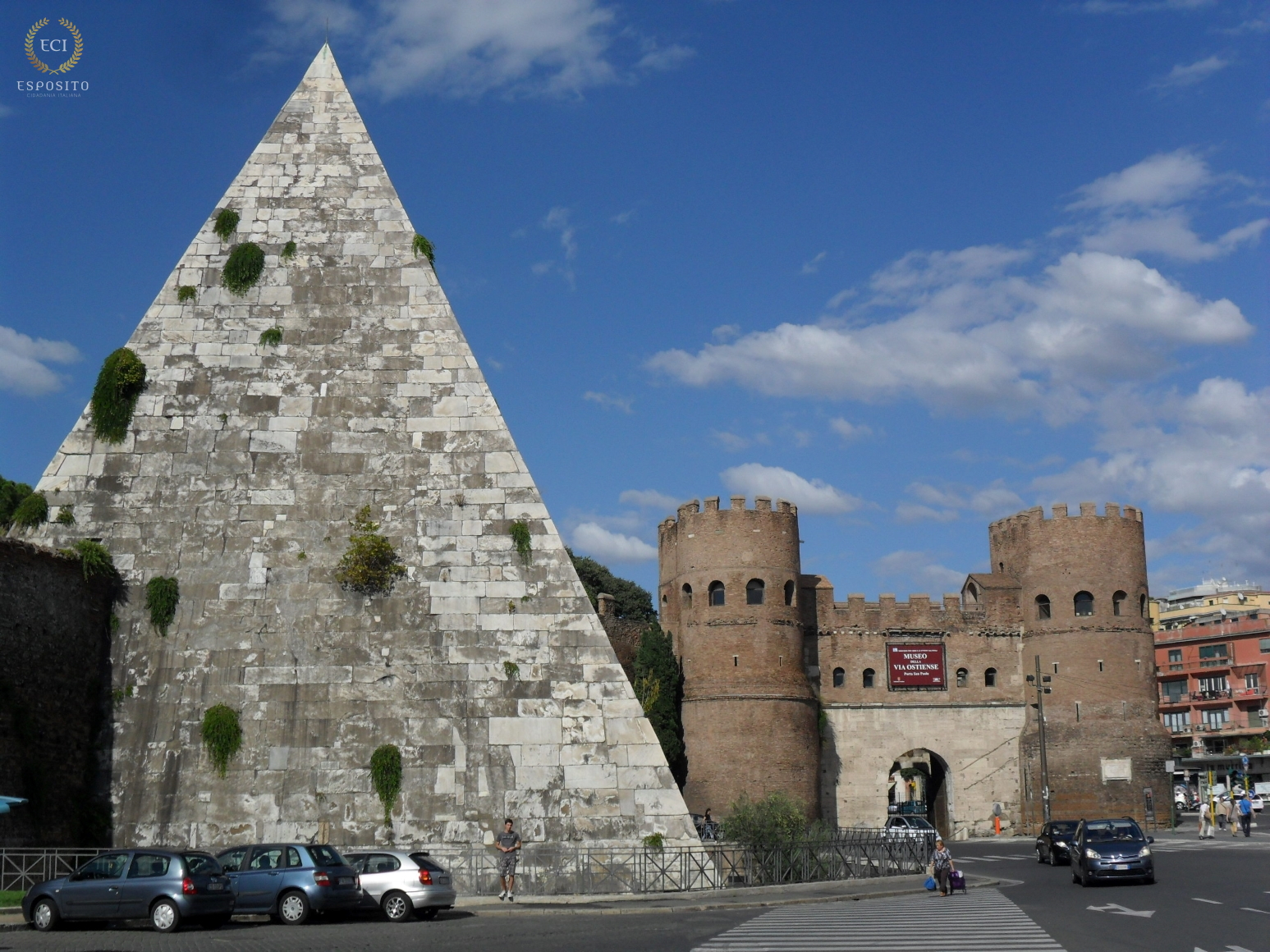 Pirâmide de Caio Cestio (Roma - Itália)