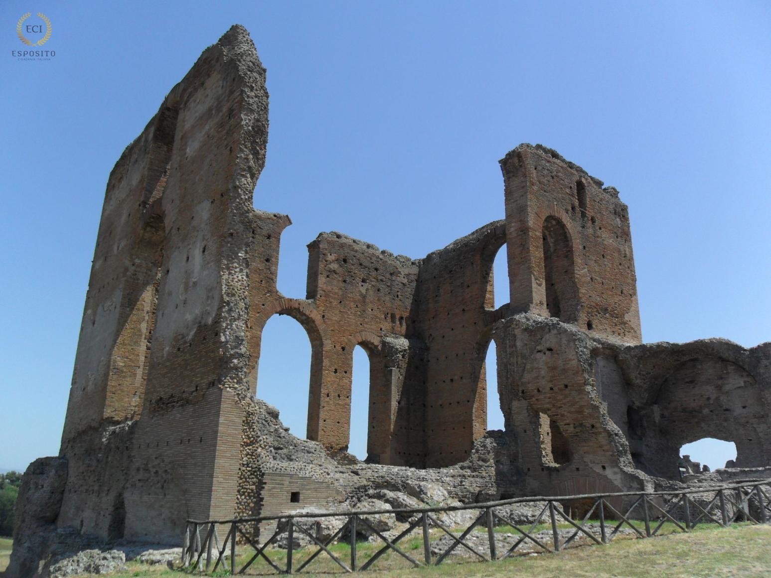 Via Appia - Terma da Villa dei Quintili (Roma - Itália)