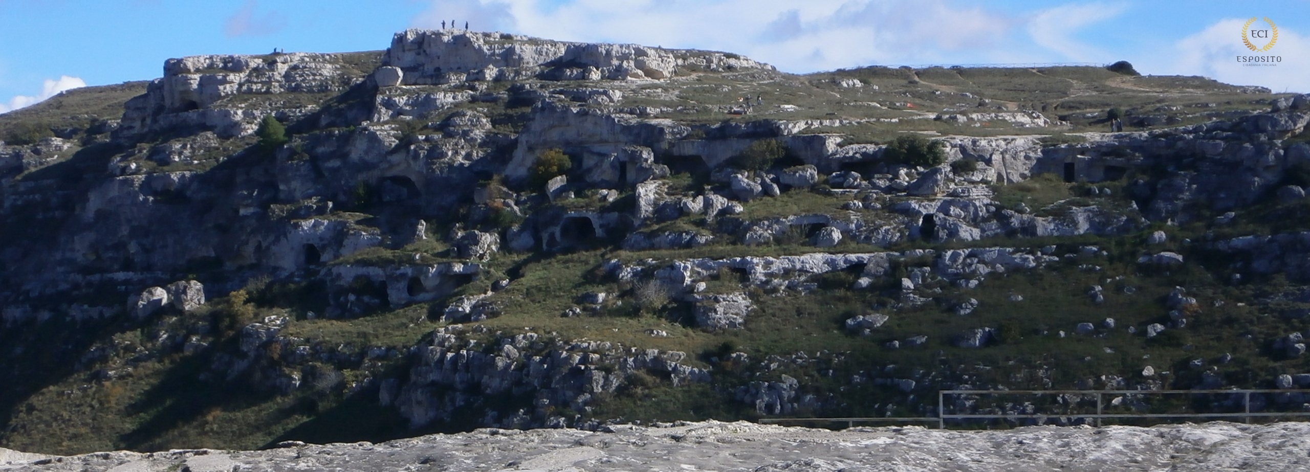 As cavernas da Matera (Itália)