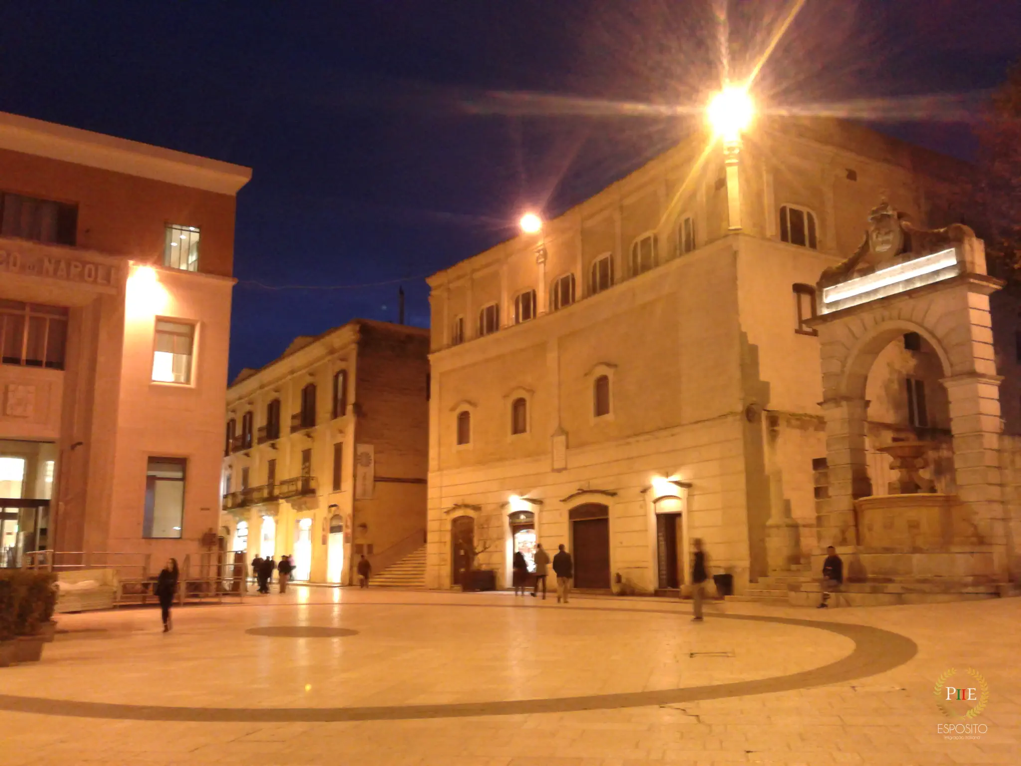 Piazza Vittorio Veneto (Matera - Italia)