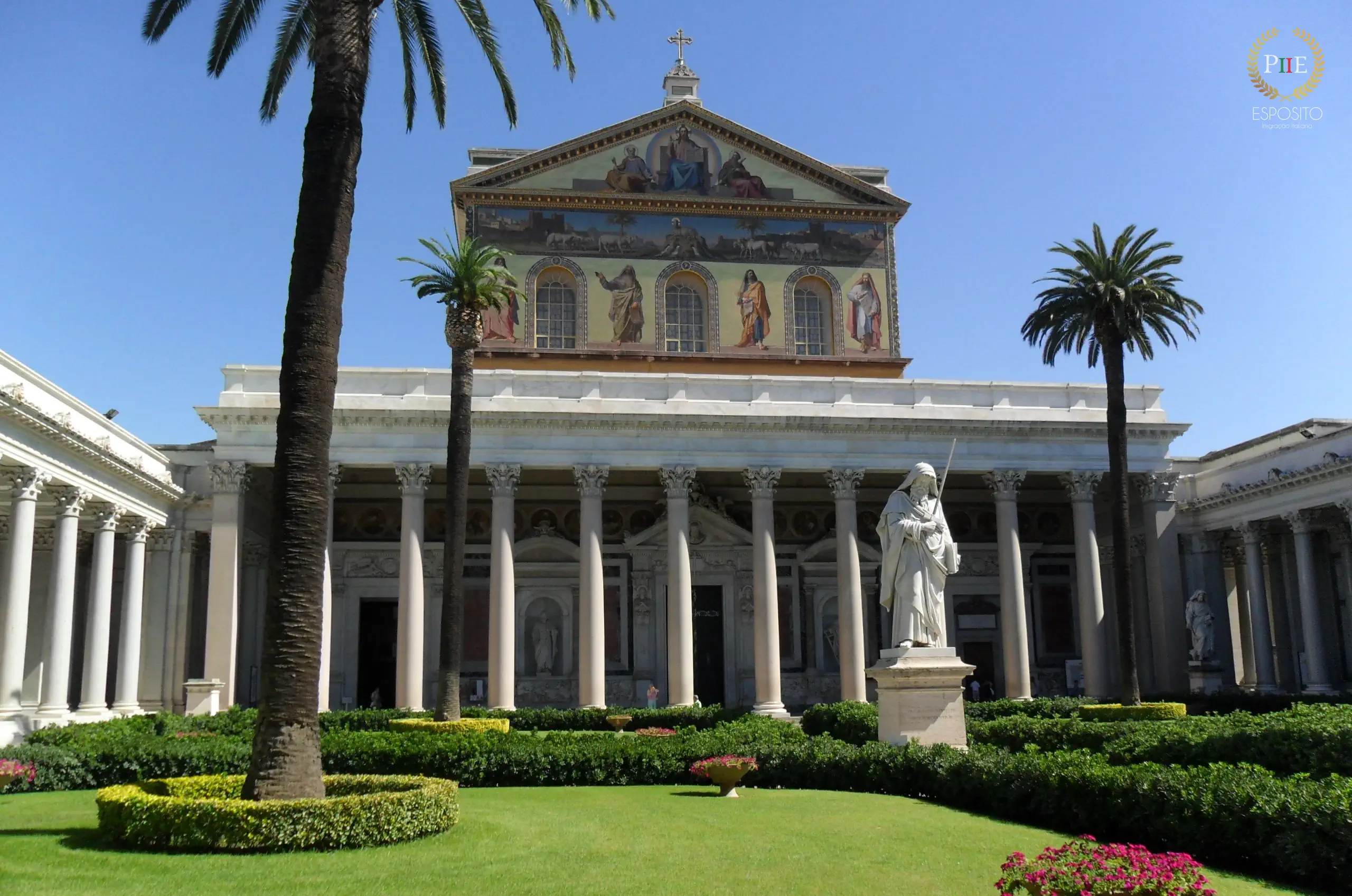 Basílica de São Paulo - Jardim (Roma - Itália)