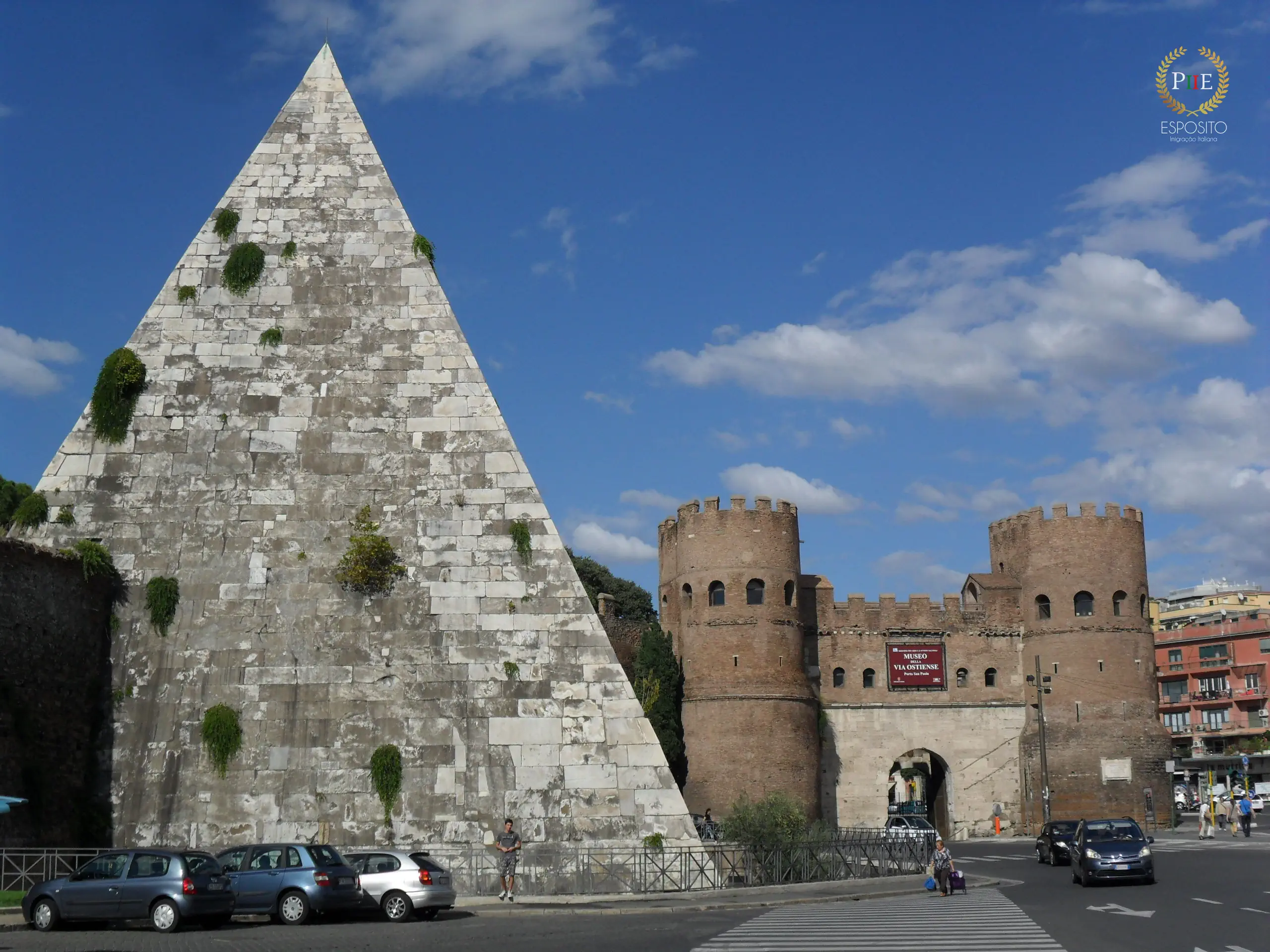 Pirâmide de Caio Cestio (Roma - Itália)